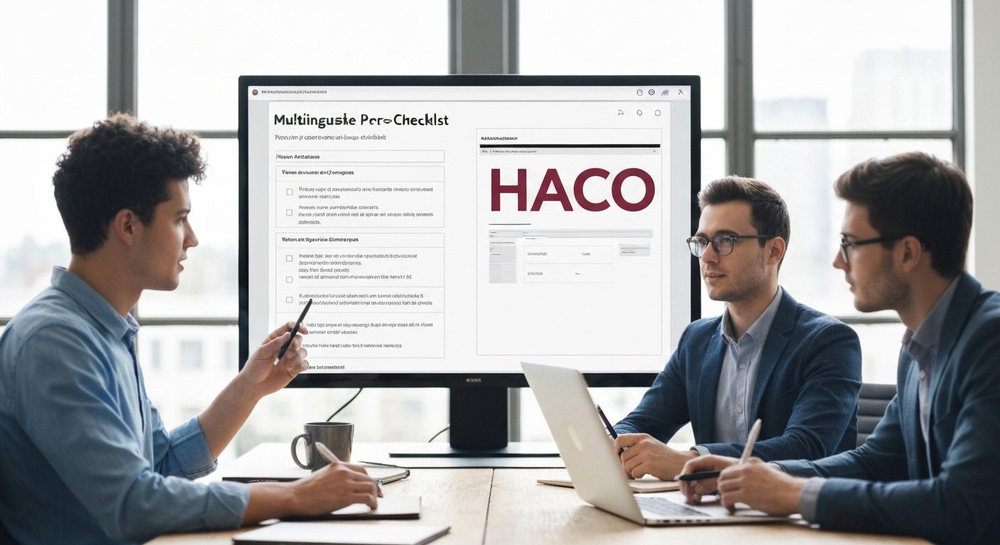 checklist pre-launch đa ngôn ngữ