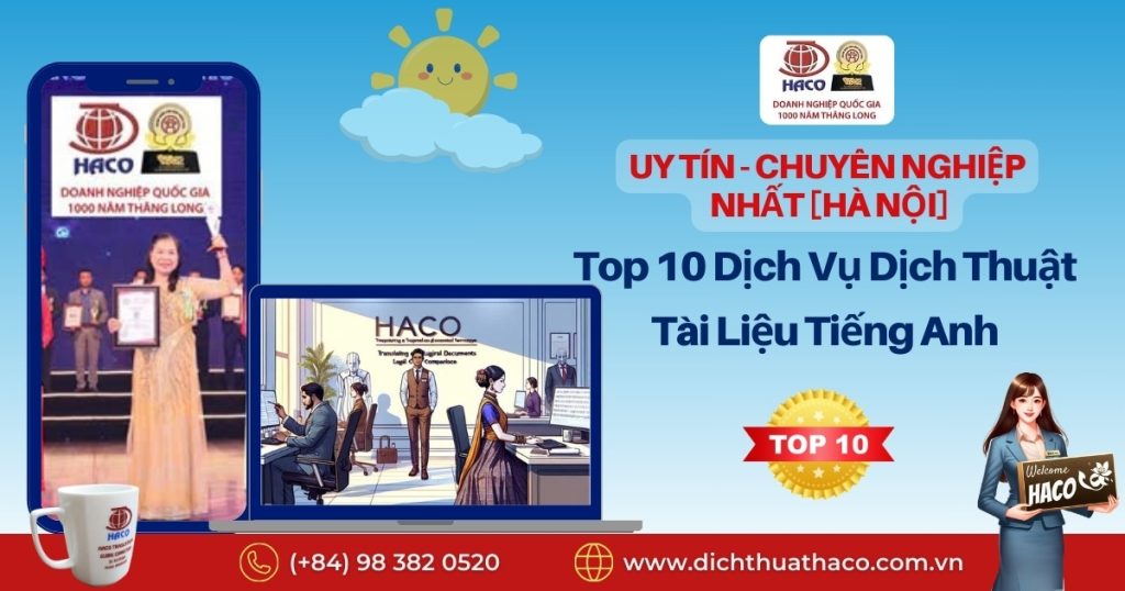 Top 10 Dich Vu Dich Thuat Tai Lieu Tieng Anh Uy Tin Chuyen Nghiep