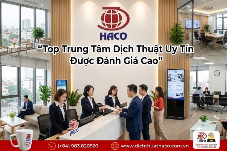 TOP Trung Tâm Dịch Thuật Uy Tín Tại Hà Nội 2026 5 TOP Trung Tâm Dịch Thuật Uy Tín Tại Hà Nội
