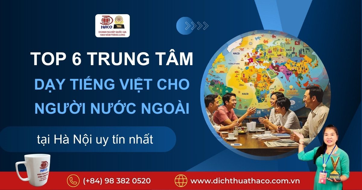 Trung tâm dạy tiếng Việt cho người nước ngoài