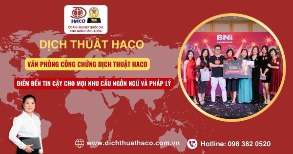 Van Phong Cong Chung Dich Thuat Haco